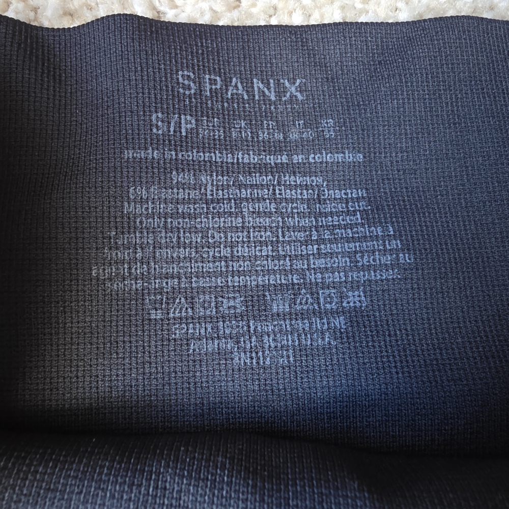 Spanx Black Camo Leggings